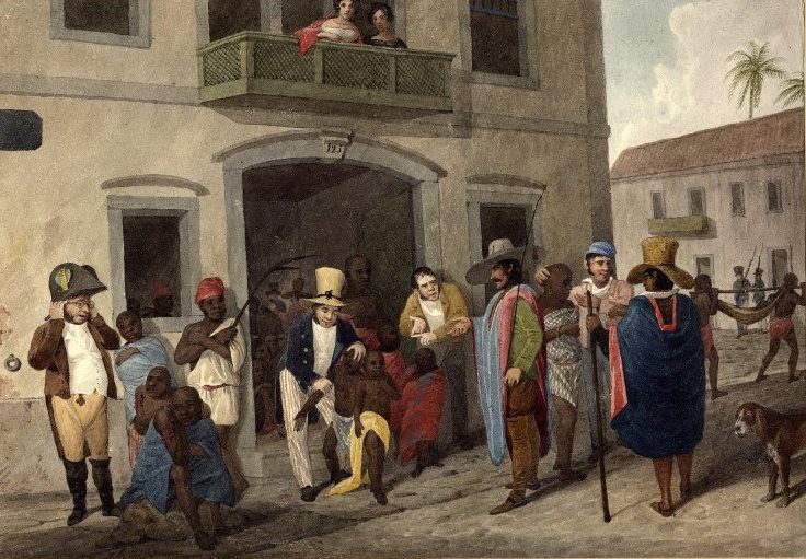 Lei Eusébio de Queirós: 174 anos da lei que proibiu o tráfico de africanos escravizados no Brasil 2 The Slave market at Rio